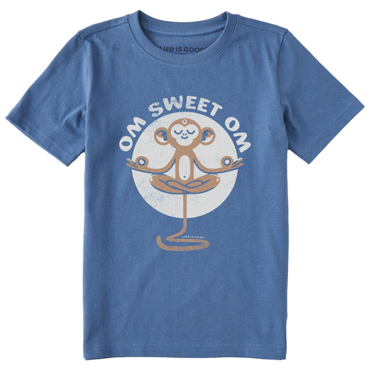 Kids Om Sweet Om Short Sleeve Crusher Tee
