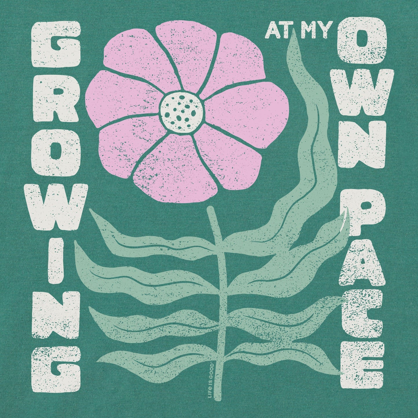 Kids Growing at my Own Pace Short Sleeve Crusher Tee