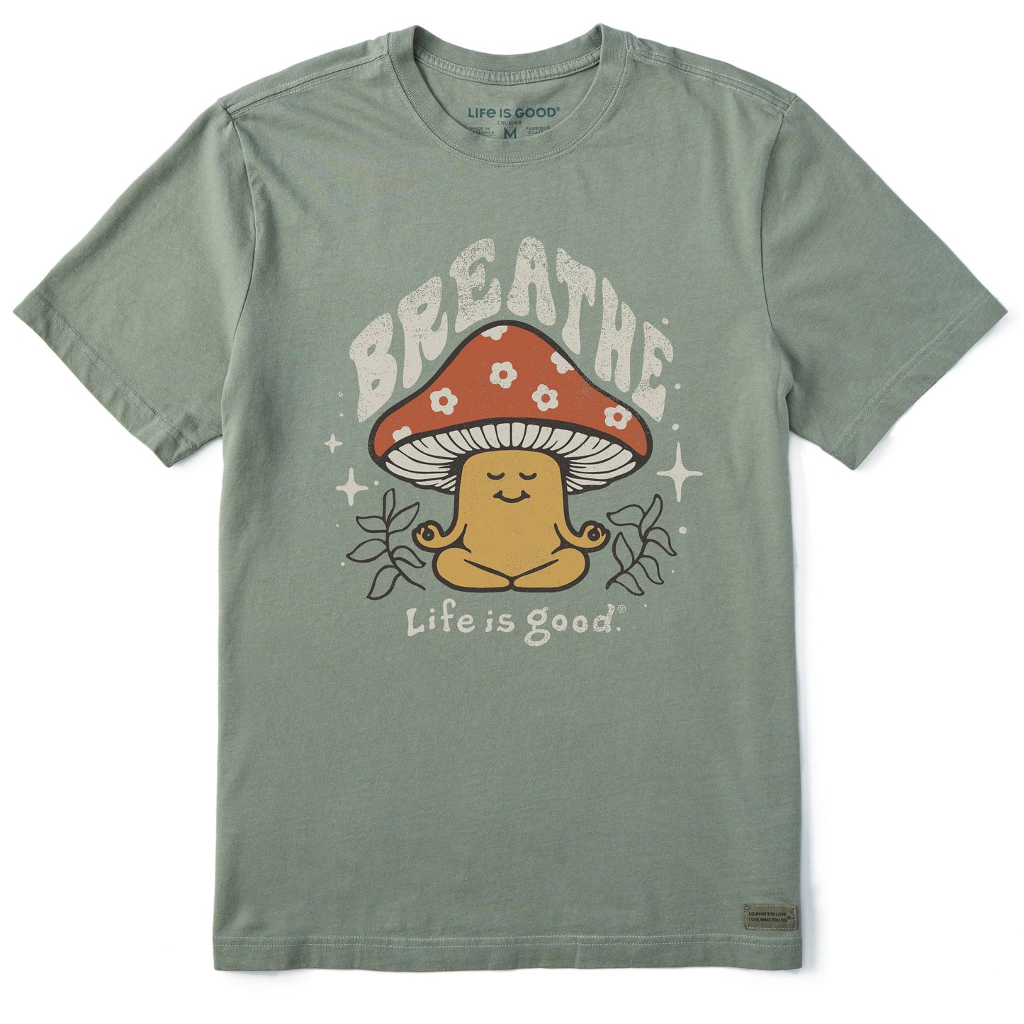 Men's Breathe Mushroom Short Sleeve Crusher Tee