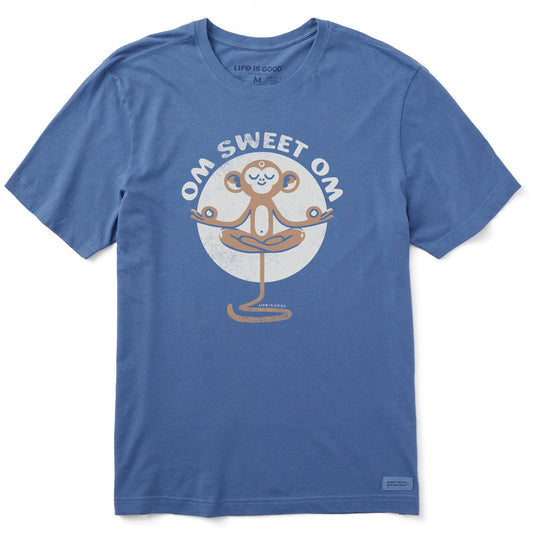 Men's Om Sweet Om Short Sleeve Crusher Tee