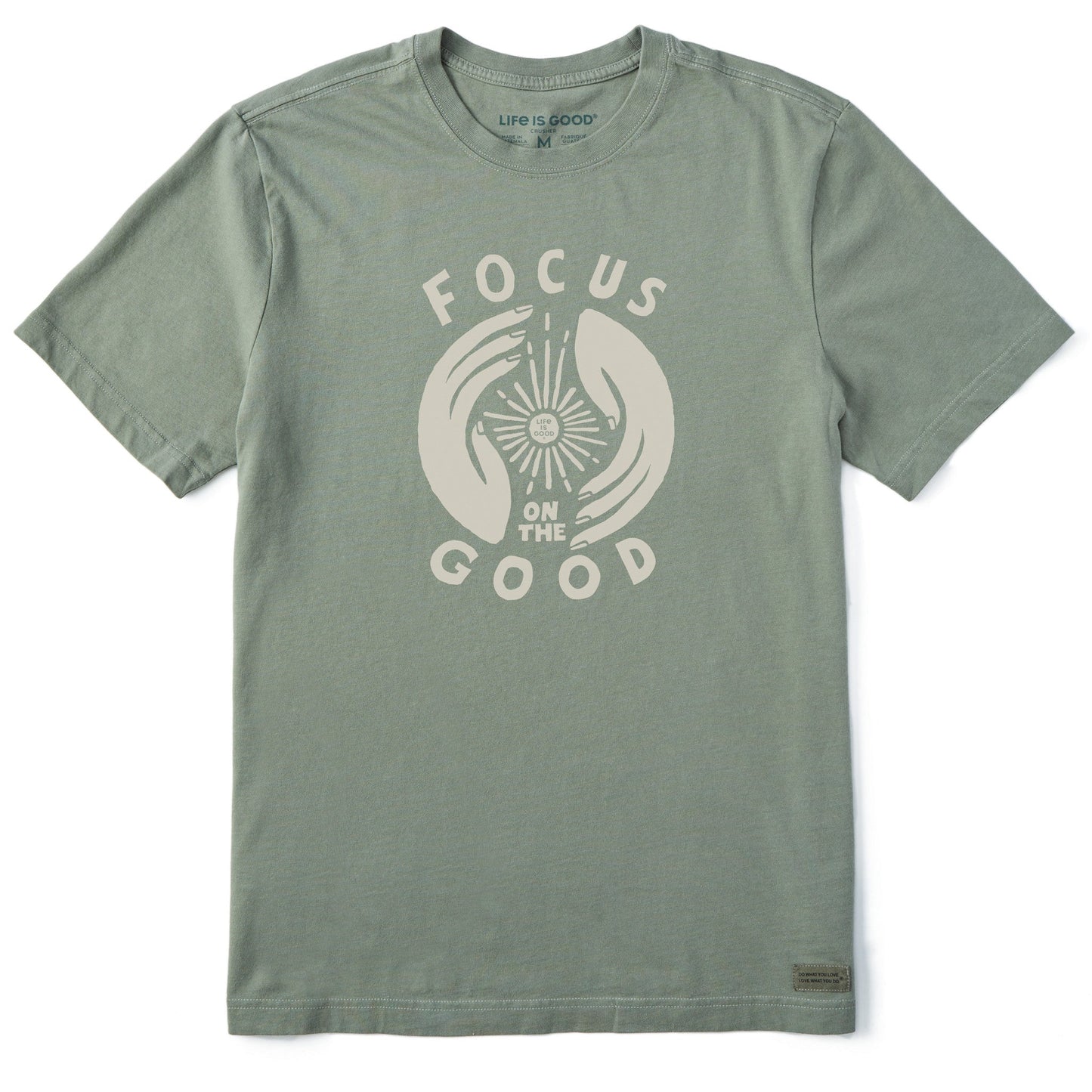 Men's Focus on the Good Hands Short Sleeve Crusher Tee