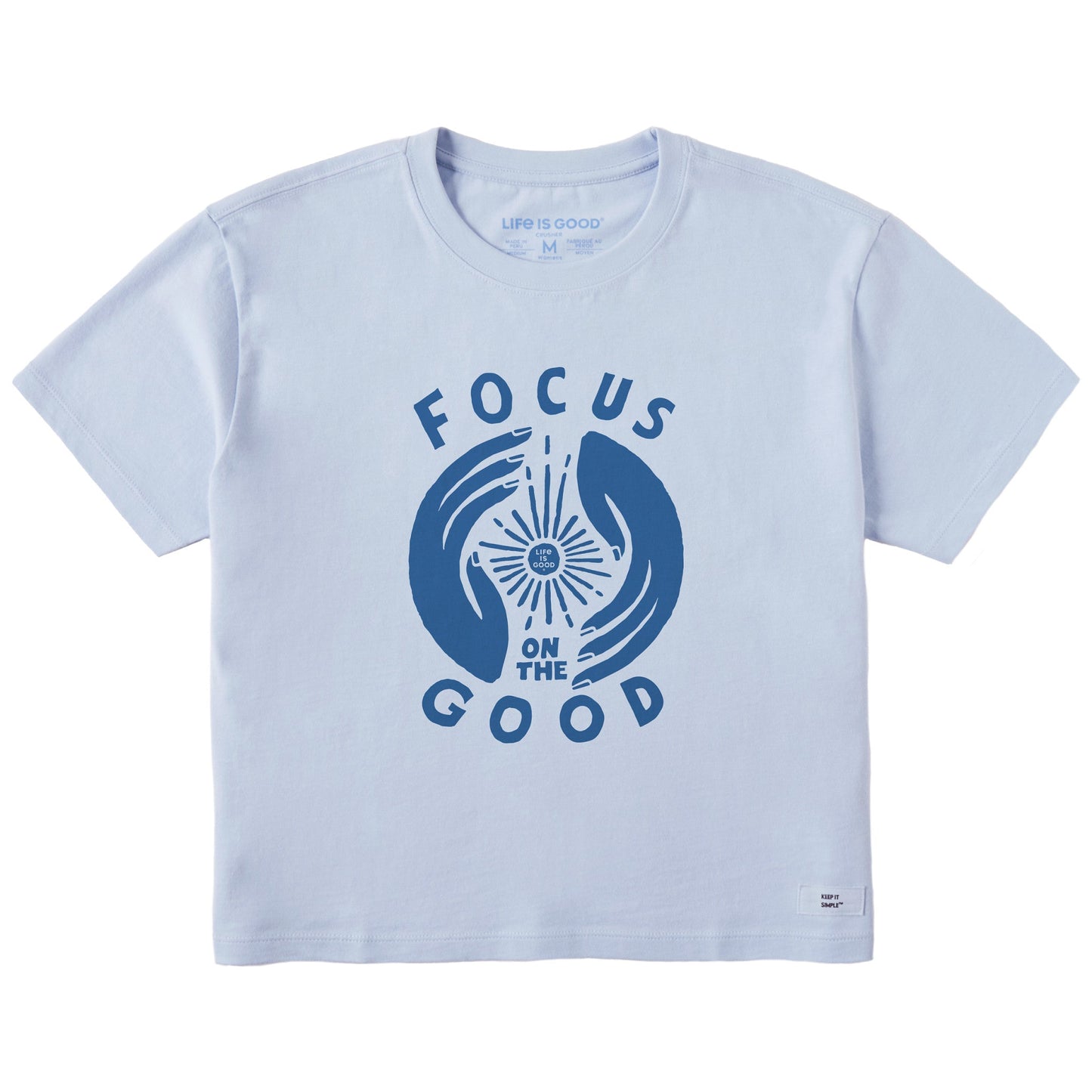 Women's Focus on the Good Hands Short Sleeve Crusher Boxy Tee