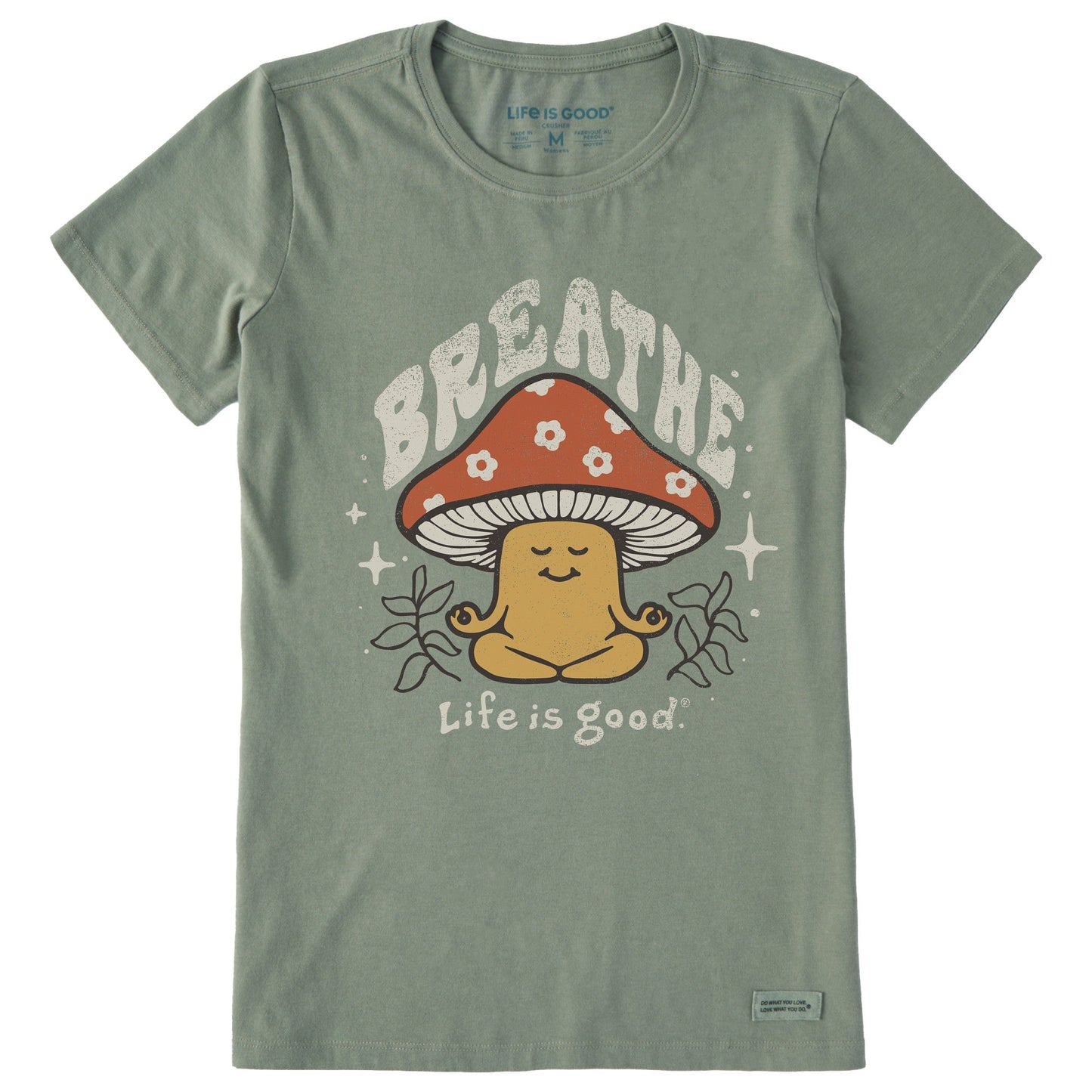 Women's Breathe Mushroom Short Sleeve Crusher Tee