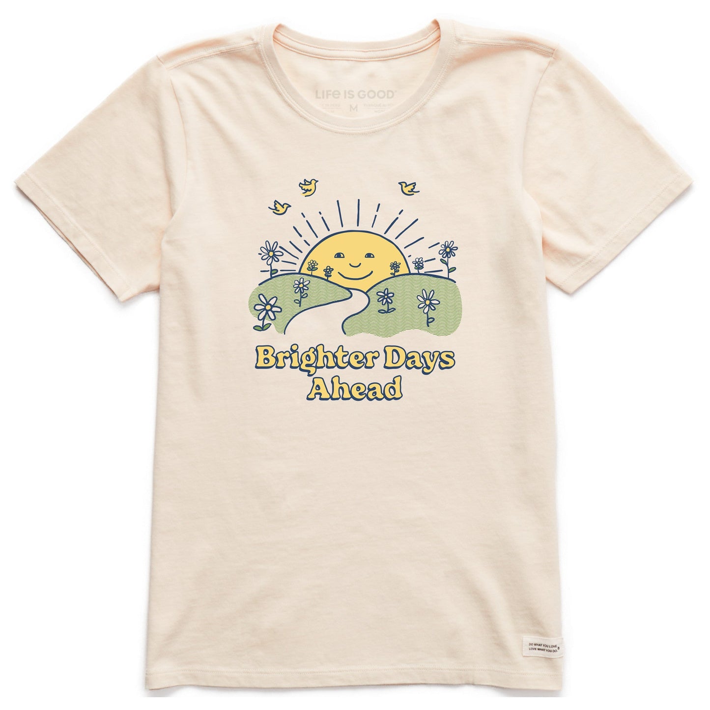 Women's Brighter Days Ahead Sun Short Sleeve Crusher Tee