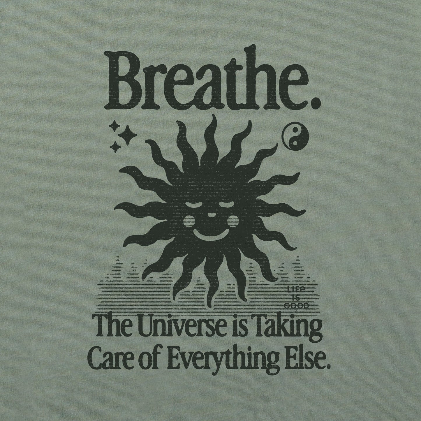 Women's Breathe Universe Sun Short Sleeve Crusher Boxy Tee