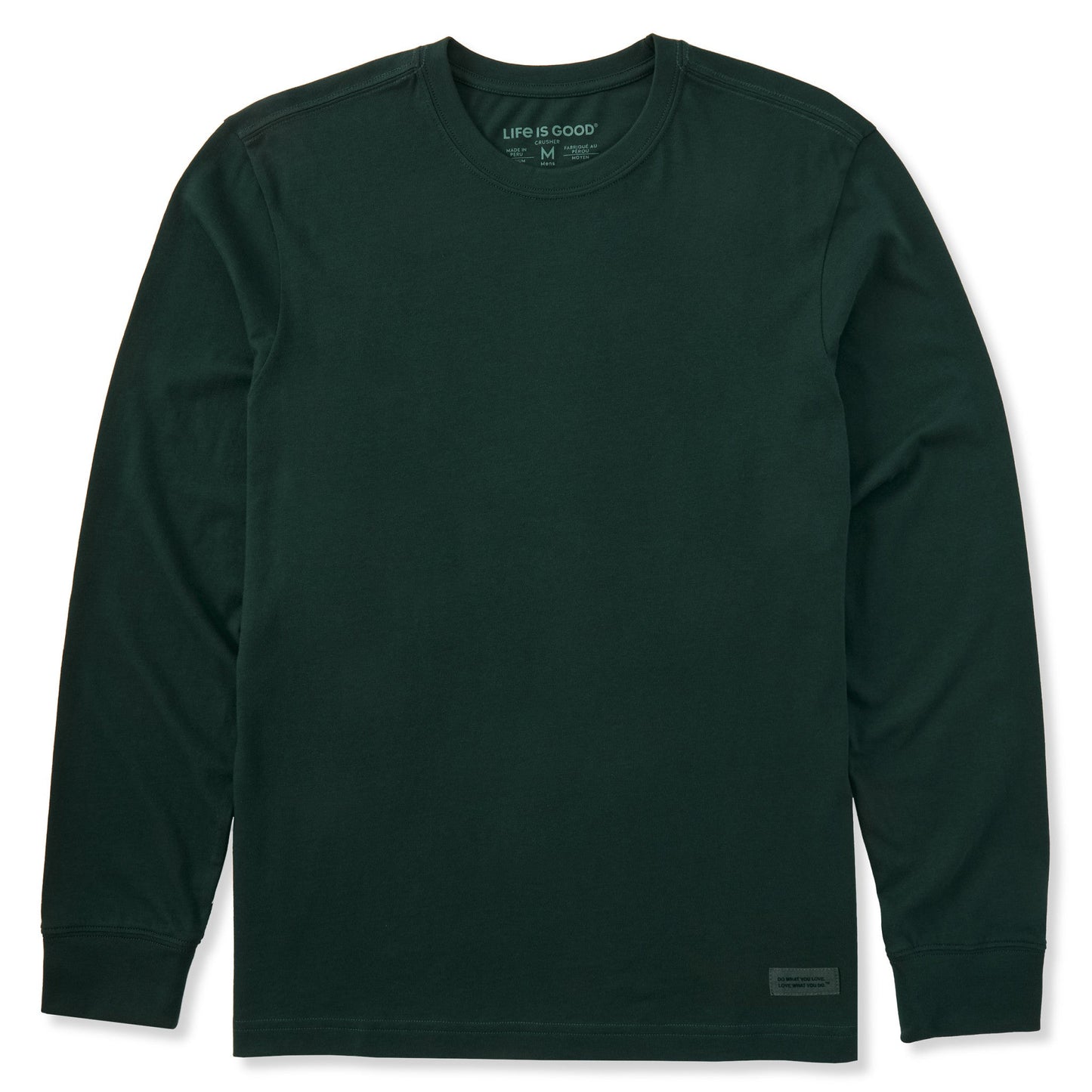 Men's Solid Long Sleeve Tee