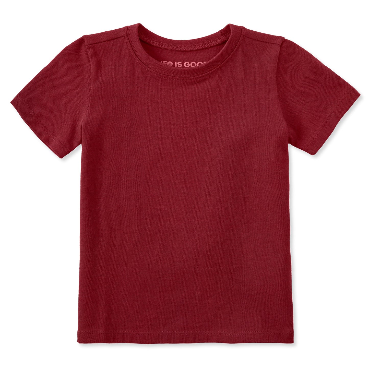 Toddler Solid Short Sleeve Crusher Tee