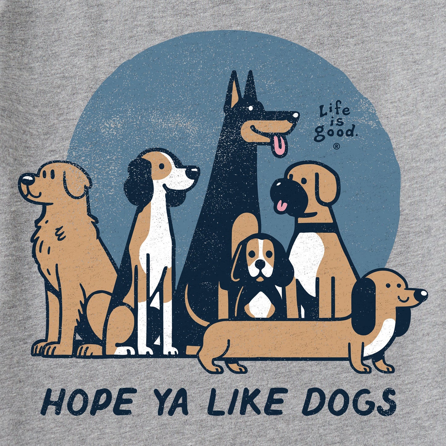 Kids Hope Ya Like Dogs Short Sleeve Crusher Tee
