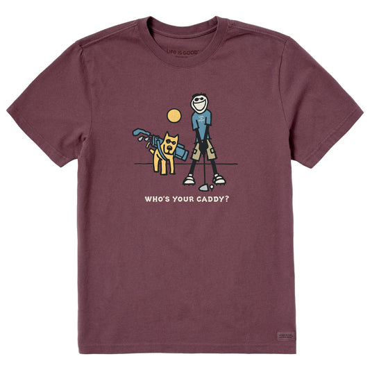 Men's Who's Your Caddy Short Sleeve Crusher Tee