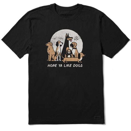 Men's Hope Ya Like Dogs Short Sleeve Crusher Tee