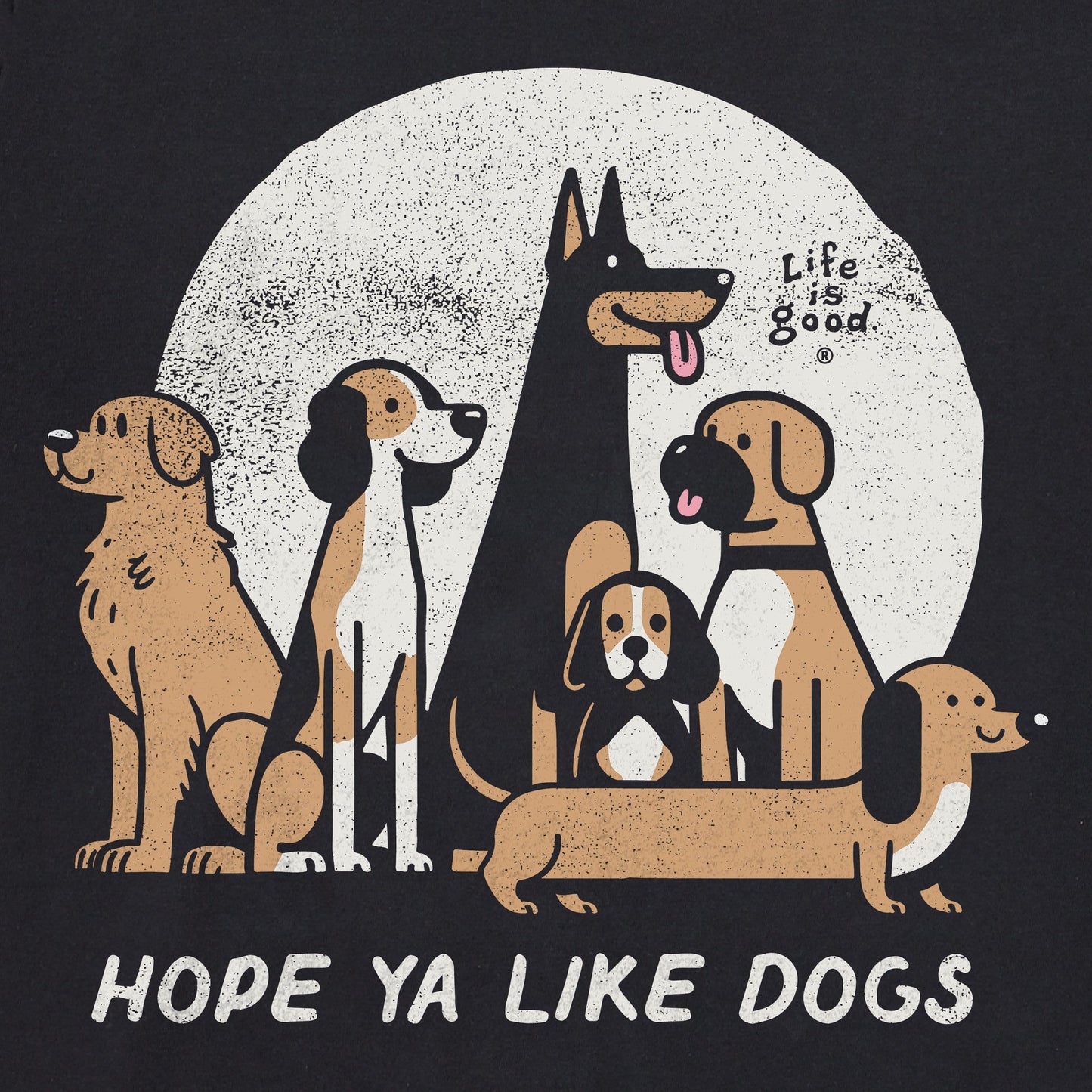 Men's Hope Ya Like Dogs Short Sleeve Crusher Tee