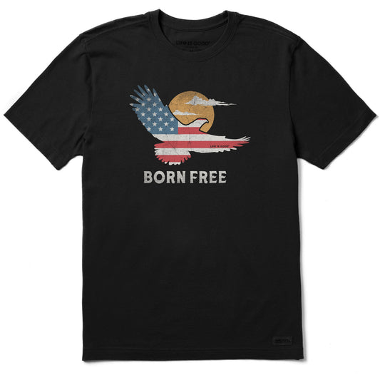 Men's Born Free Eagle Short Sleeve Crusher Tee