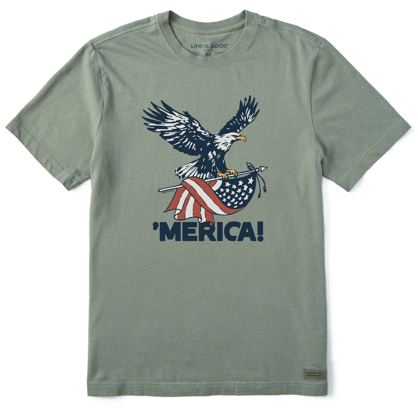 Men's 'Merica Eagle Short Sleeve Crusher Tee