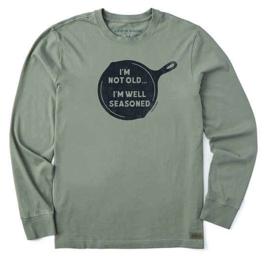 Men's I'm Not Old I'm Well Seasoned Long Sleeve Crusher Tee