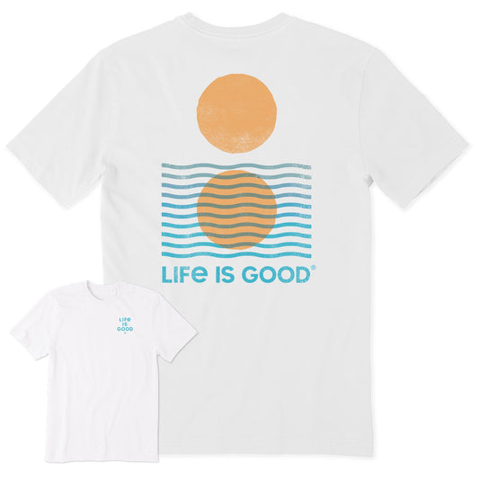 Men's Sun Stripes Short Sleeve Crusher Tee