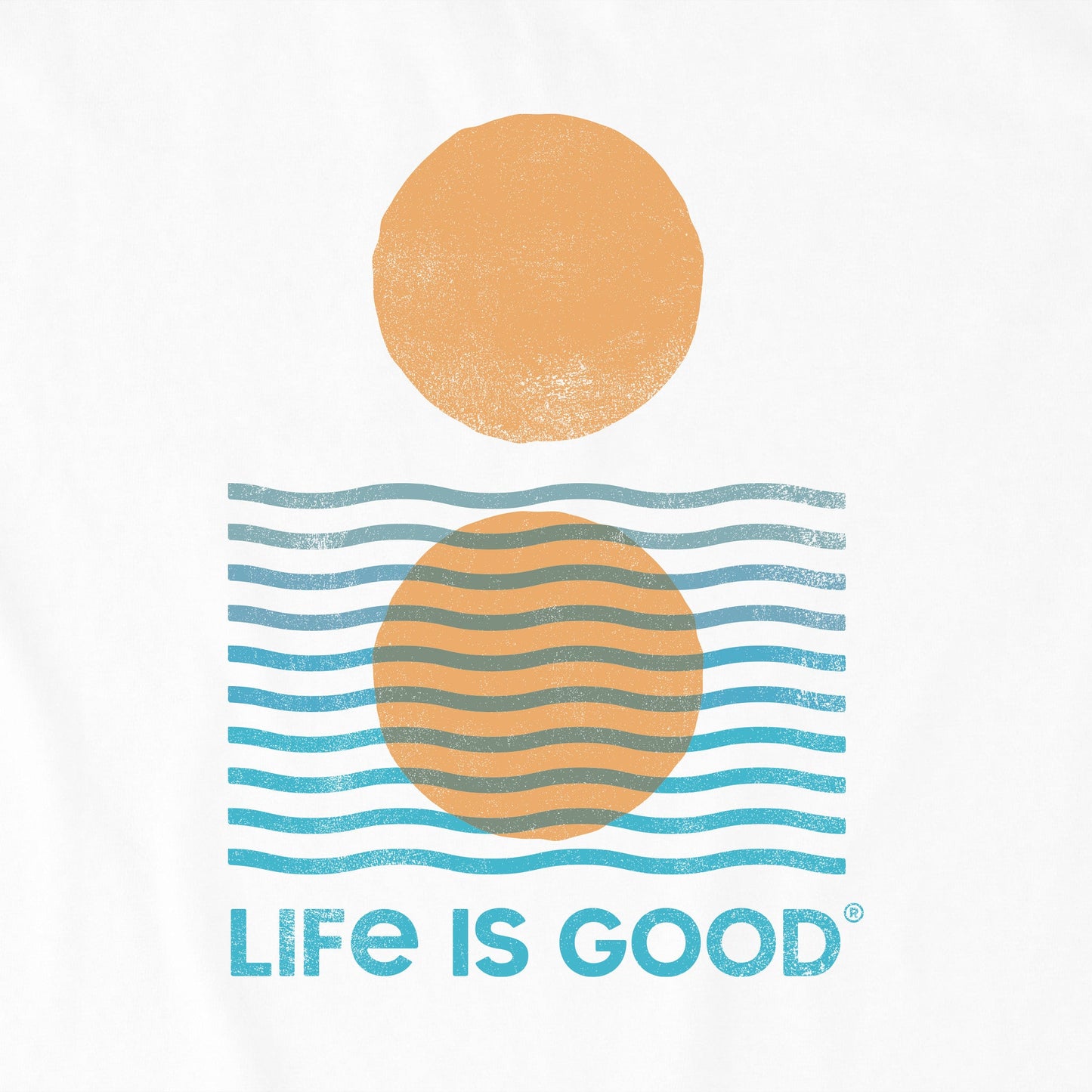 Men's Sun Stripes Short Sleeve Crusher Tee