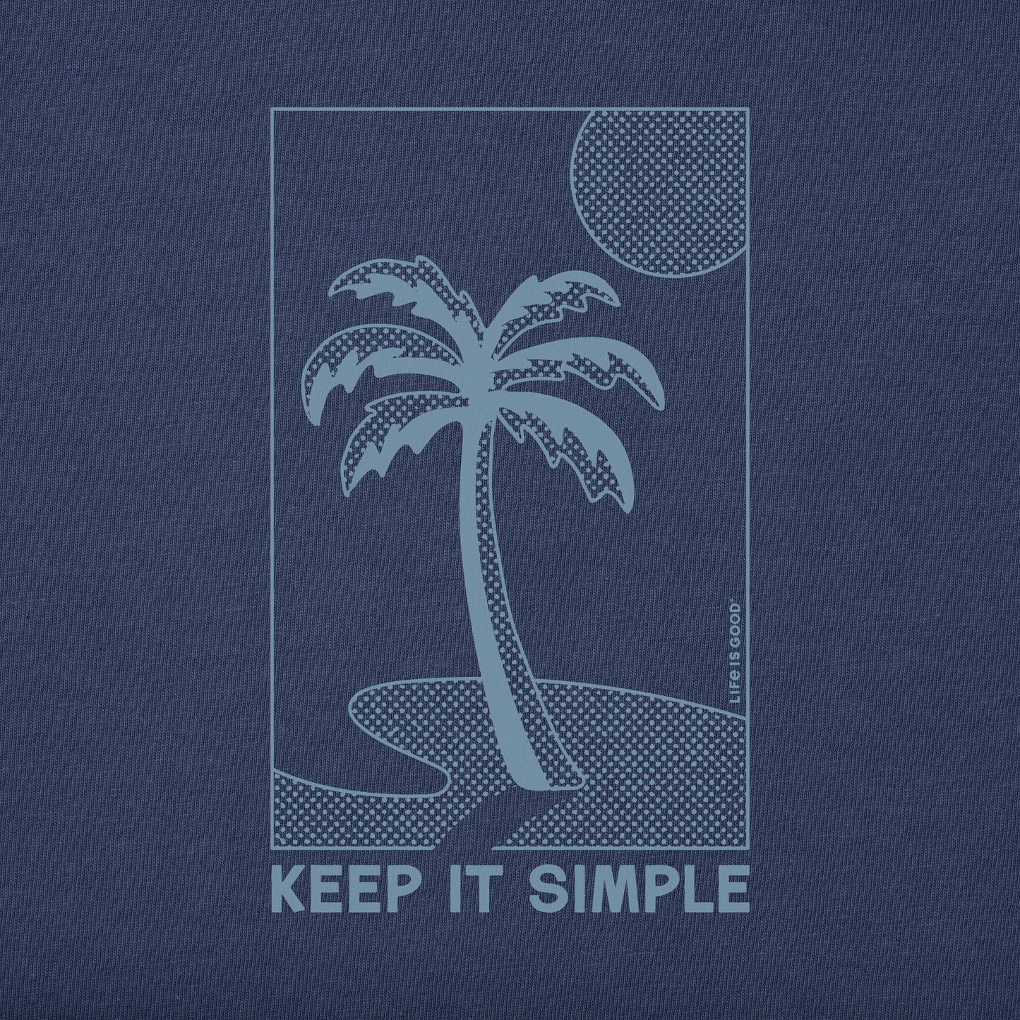 Men's Keep it Simple Palm Sun Short Sleeve Tee