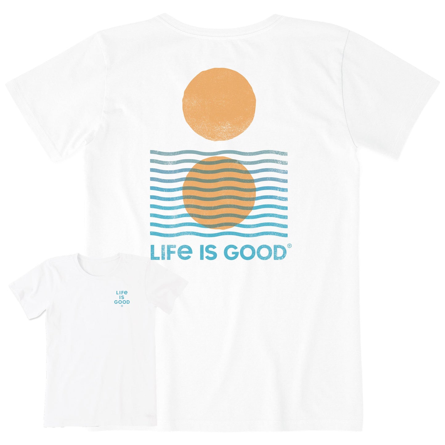 Women's Sun Stripes Short Sleeve Tee