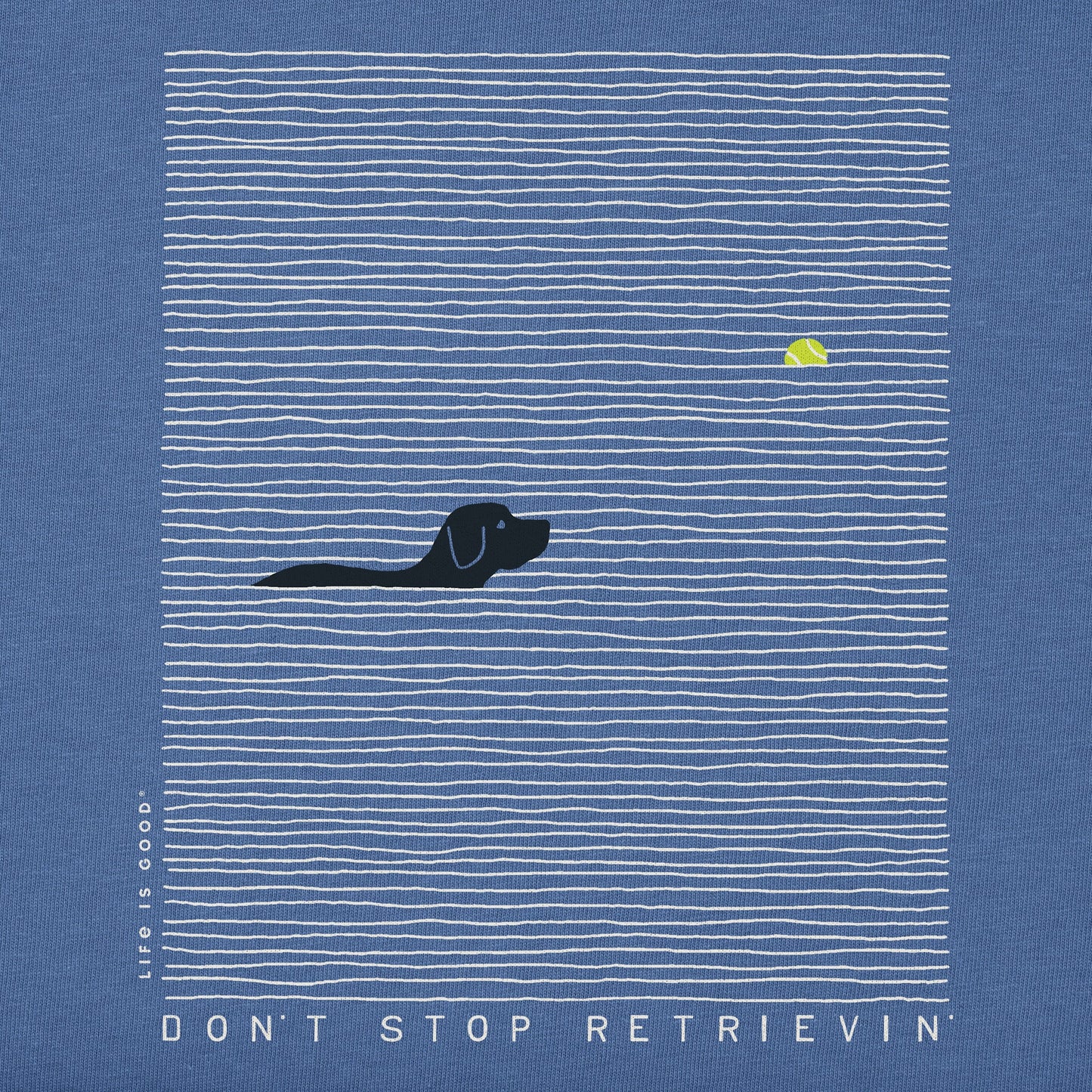 Kids Black Lab Retrievin' Short Sleeve Crusher Tee