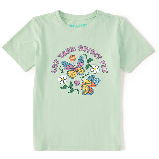 Kids Let Your Spirit Fly Short Sleeve Crusher Tee