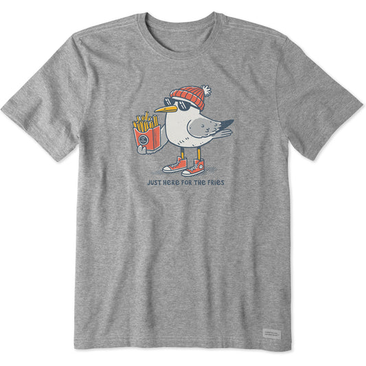 Men's Here for the Fries Seagull Short Sleeve Tee