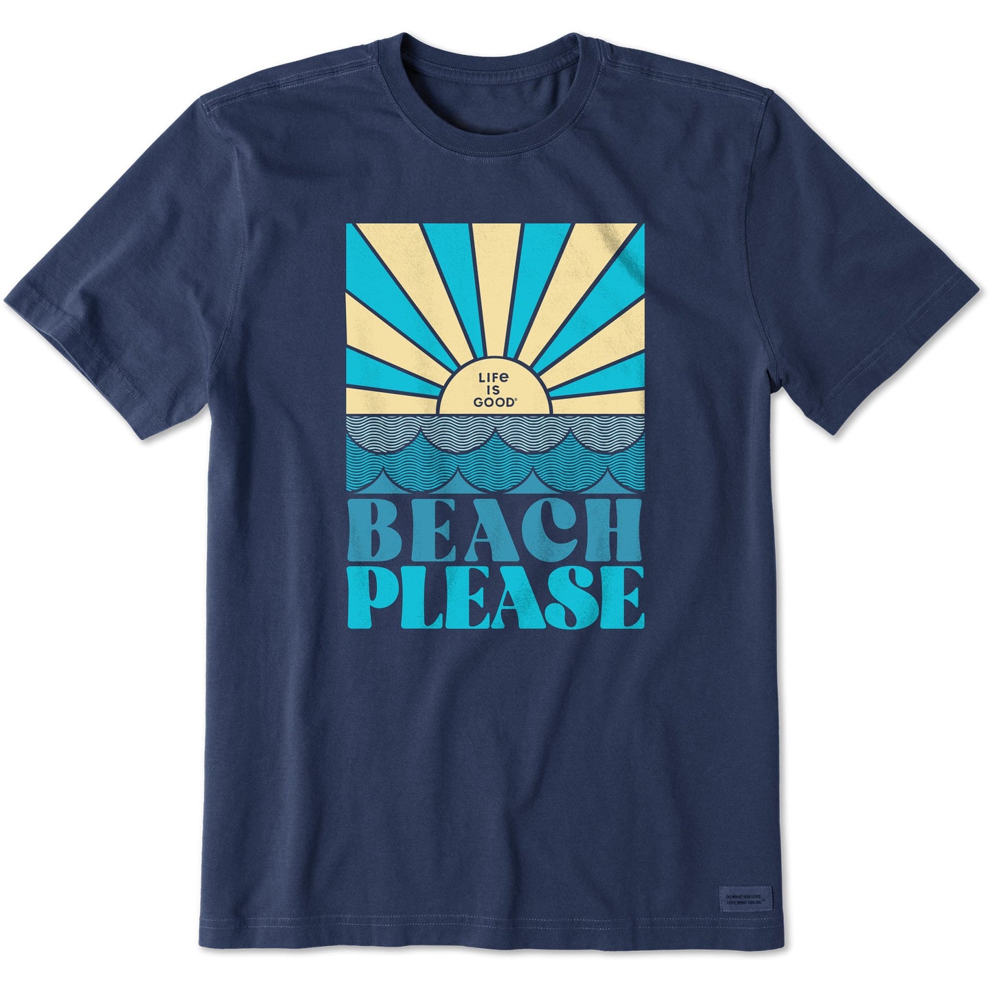 Men's Beach Please Waves Short Sleeve Tee