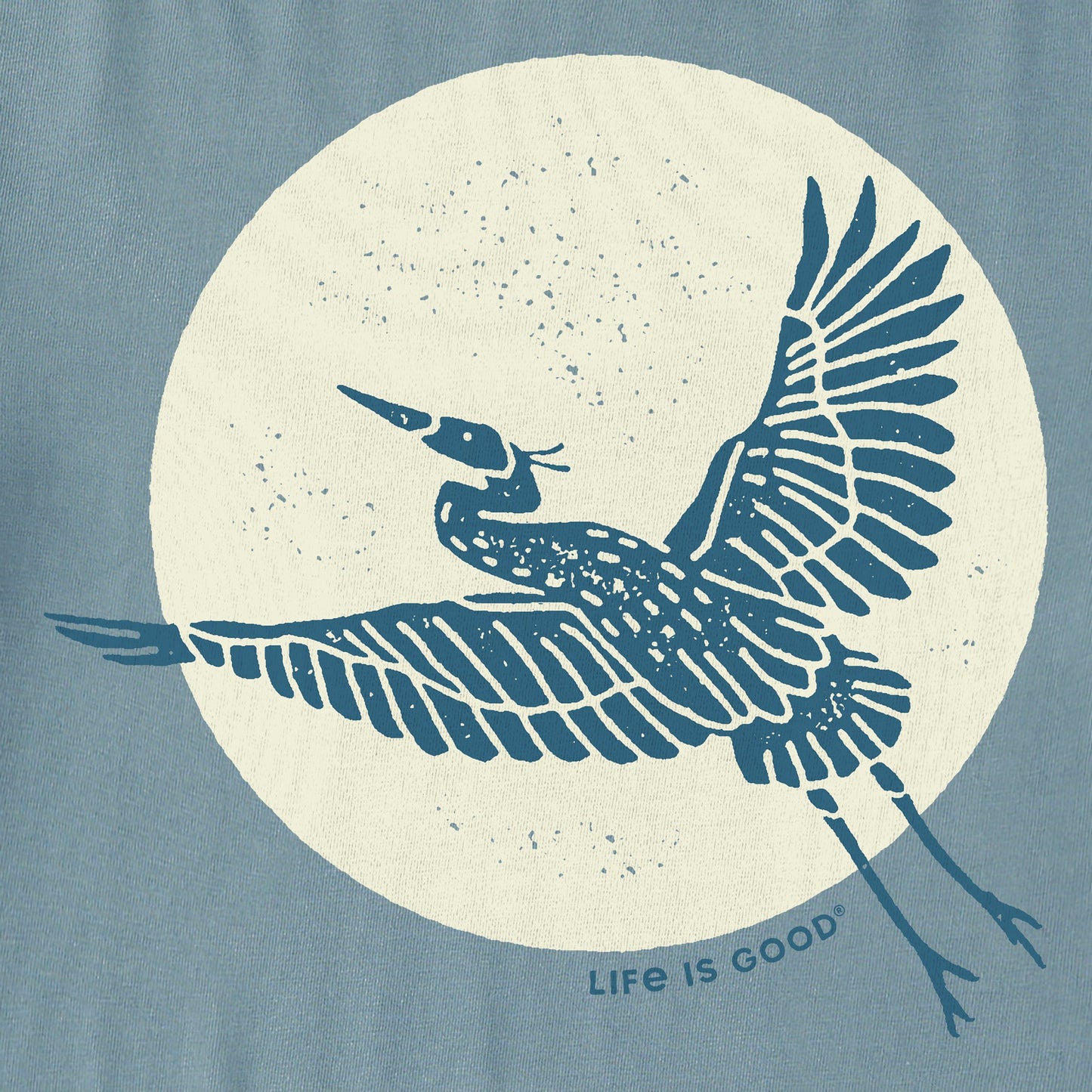 Men's Flying Heron Short Sleeve Crusher Tee