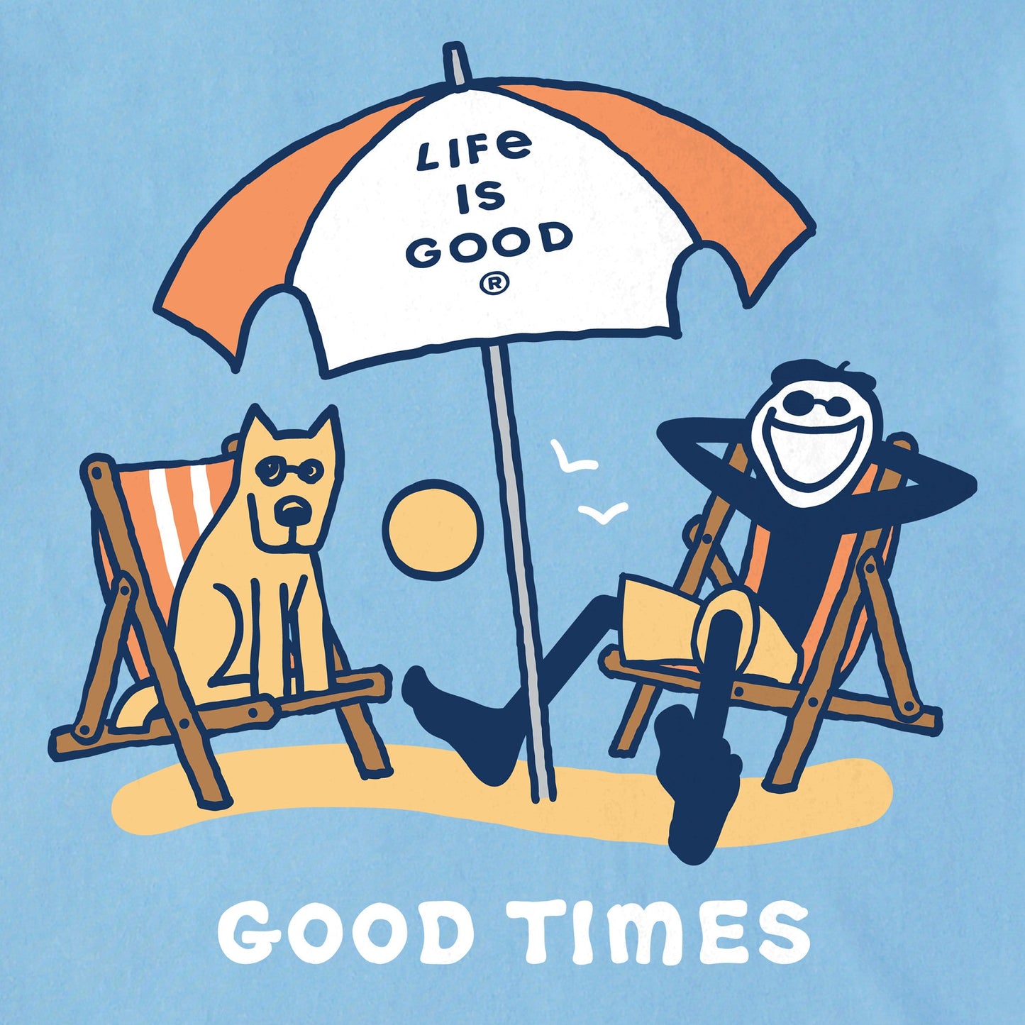 Men's Jake & Rocket Good Times Beach Short Sleeve Tee