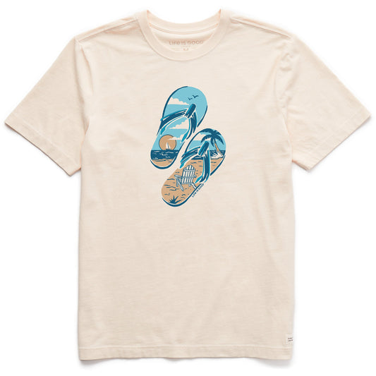 Men's Beachy Flips Short Sleeve Crusher Tee