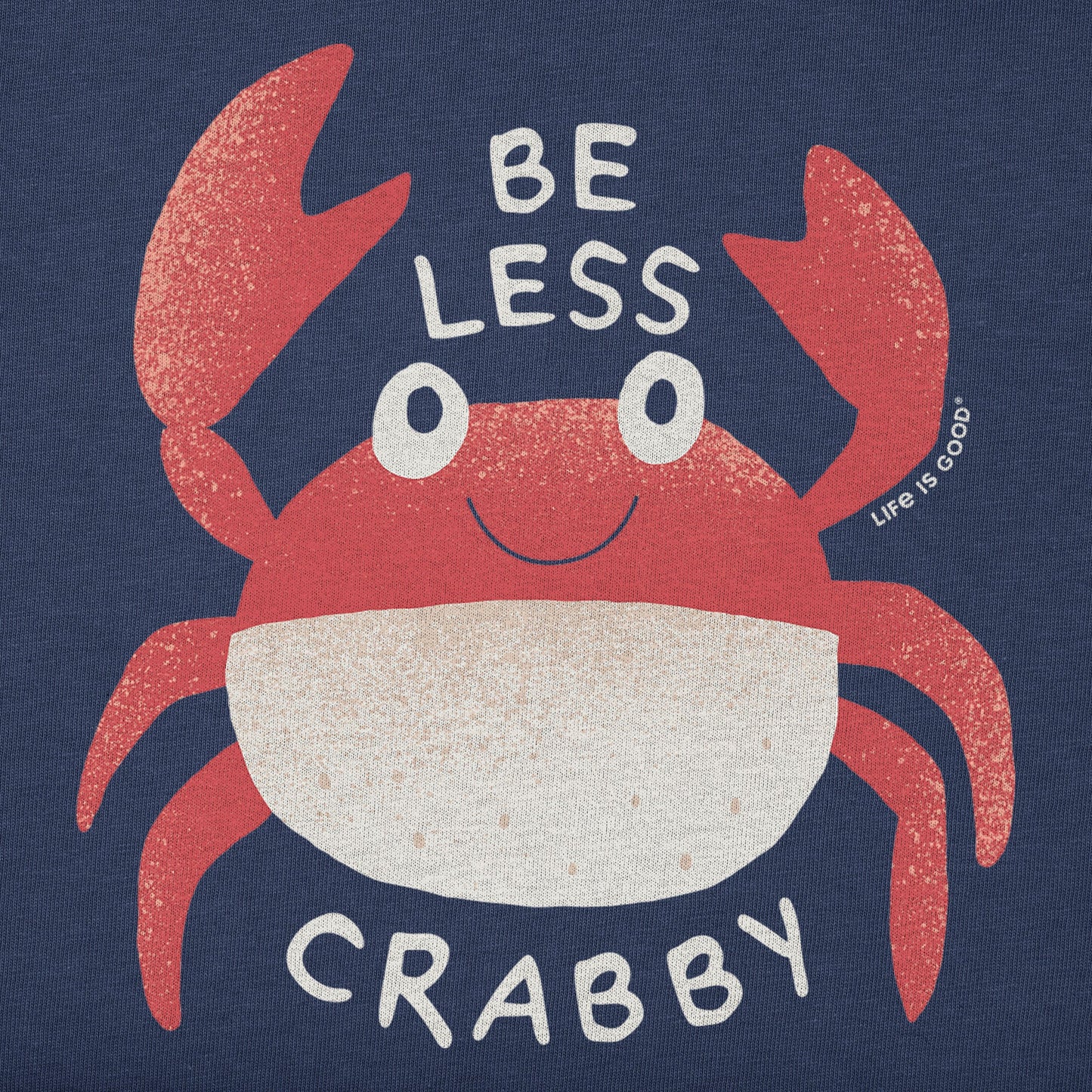 Women's Be Less Crabby Crab Short Sleeve Crusher Boxy Tee