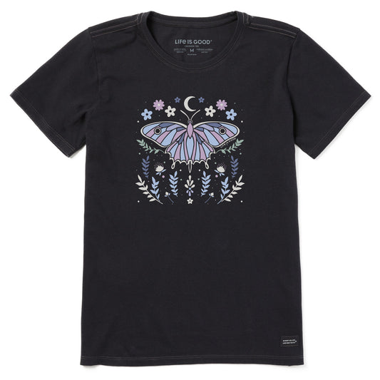 Women's Butterfly Wildflowers Short Sleeve Tee