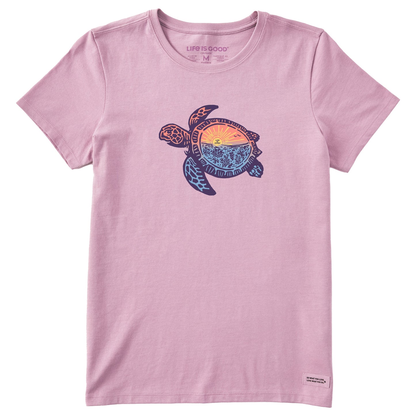Women's Beach Turtle Sealife Short Sleeve Tee