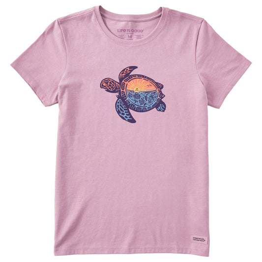 Women's Beach Turtle Sealife Short Sleeve Tee