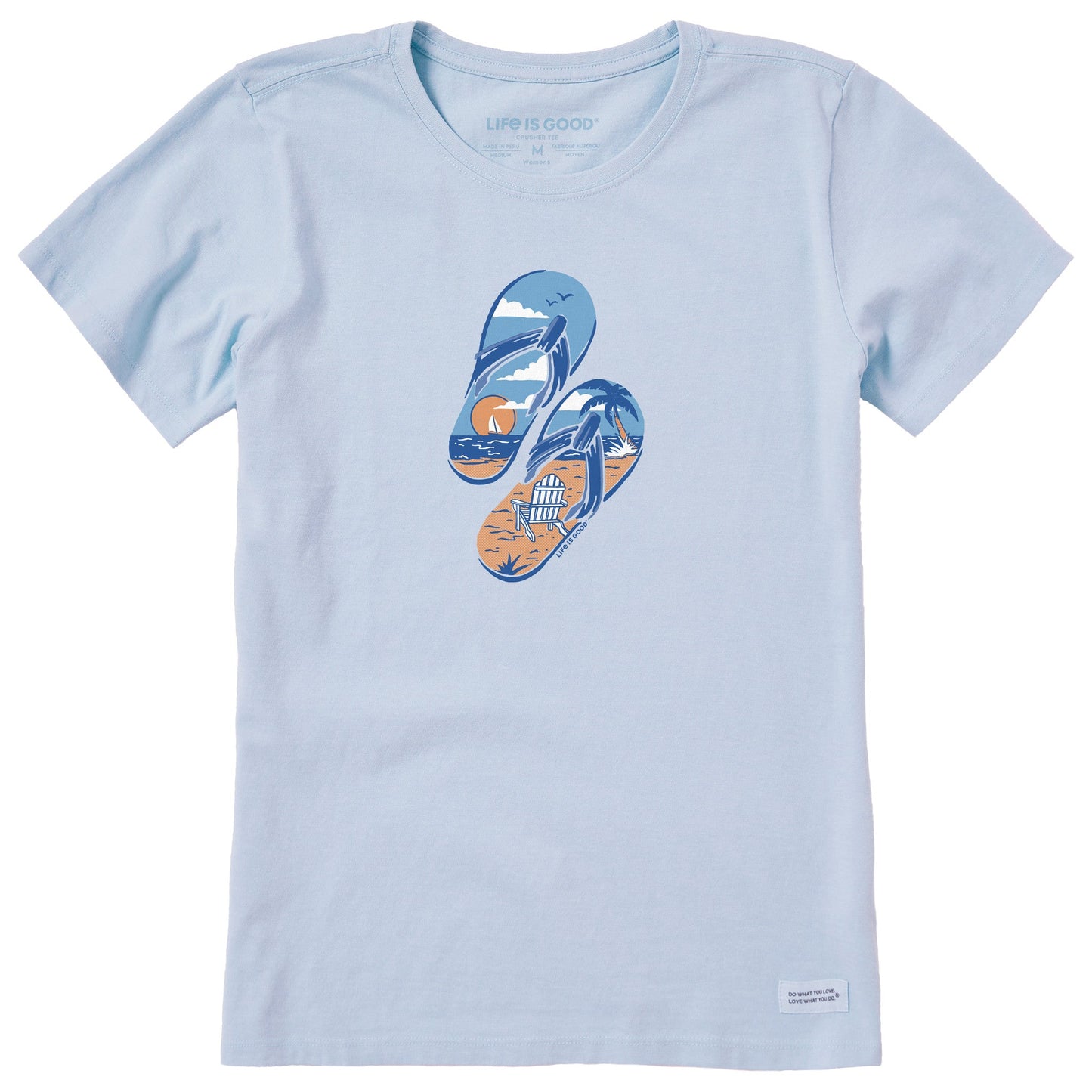 Women's Beachy Flips Short Sleeve Crusher Tee