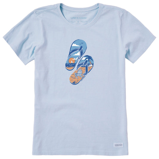 Women's Beachy Flips Short Sleeve Crusher Tee