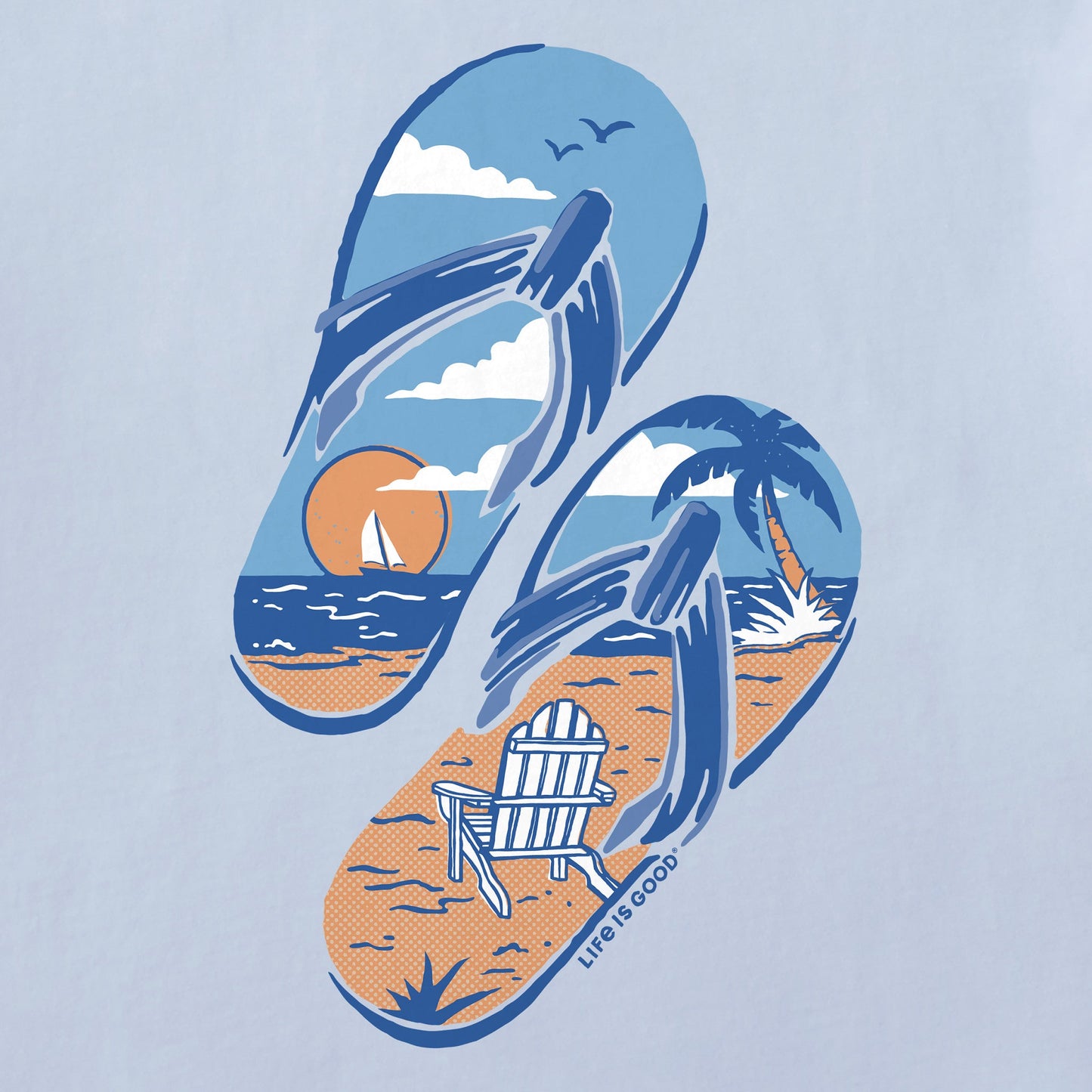 Women's Beachy Flips Short Sleeve Crusher Tee