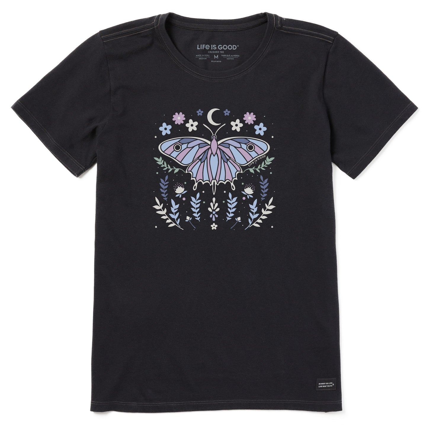 Women's Butterfly Wildflowers Short Sleeve Tee