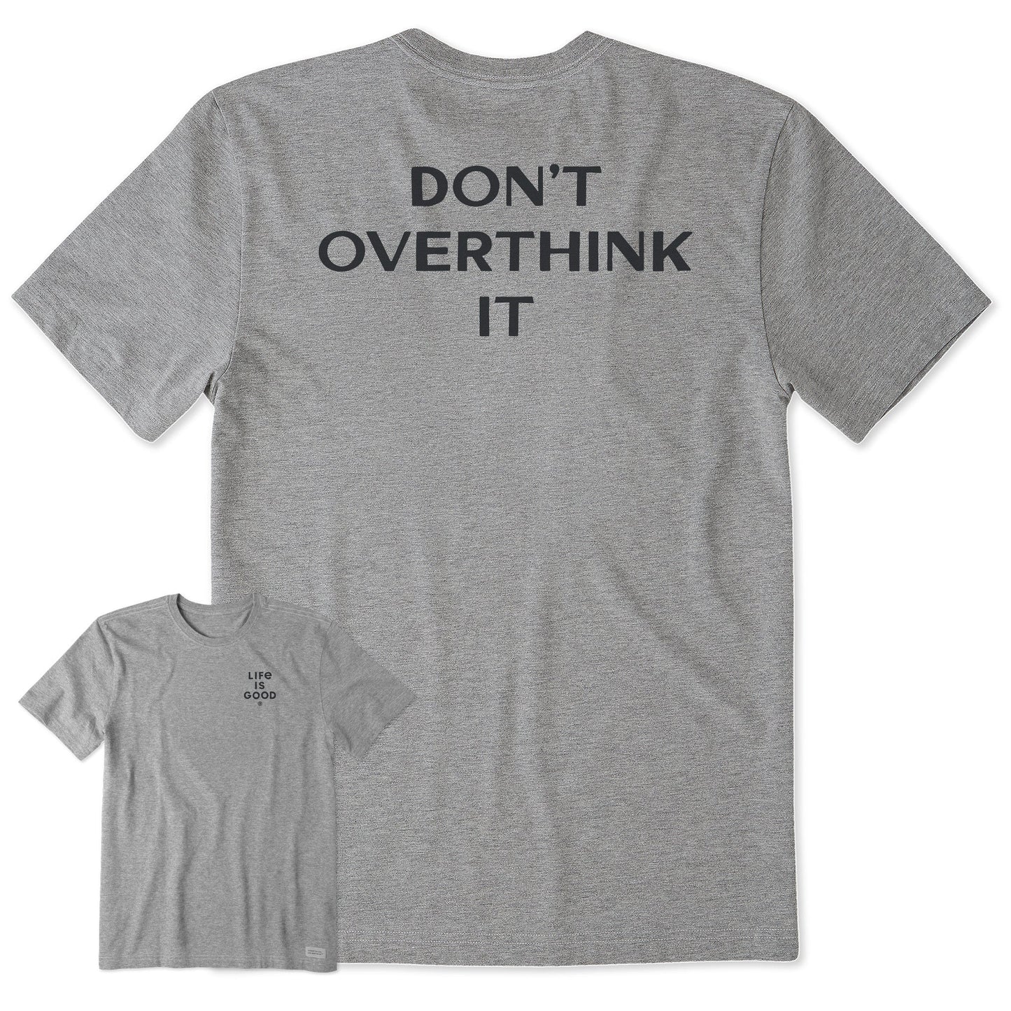 Men's Bert's Don't Overthink It Short Sleeve Crusher Tee