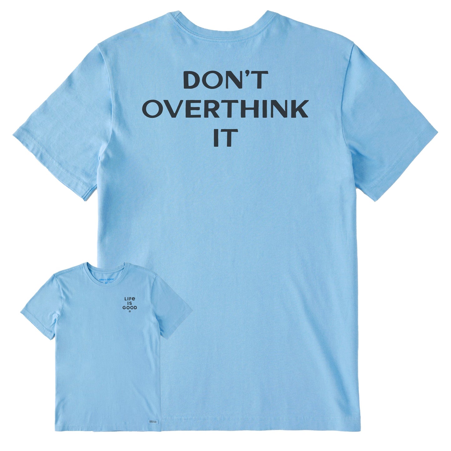 Men's Bert's Don't Overthink It Short Sleeve Crusher Tee