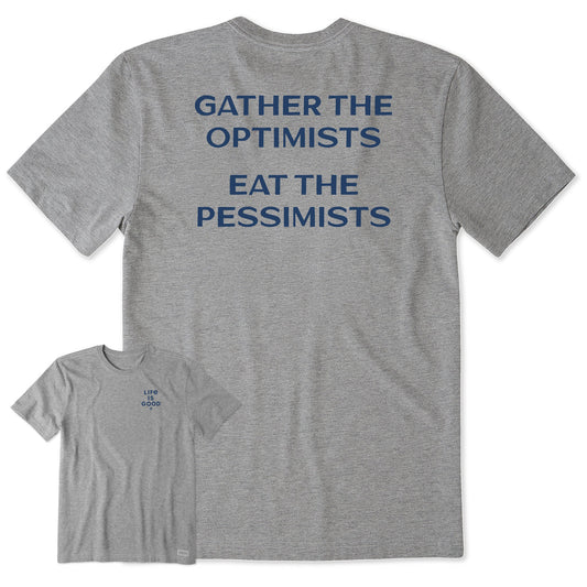 Men's Bert's Gather the Optimists Short Sleeve Crusher Tee