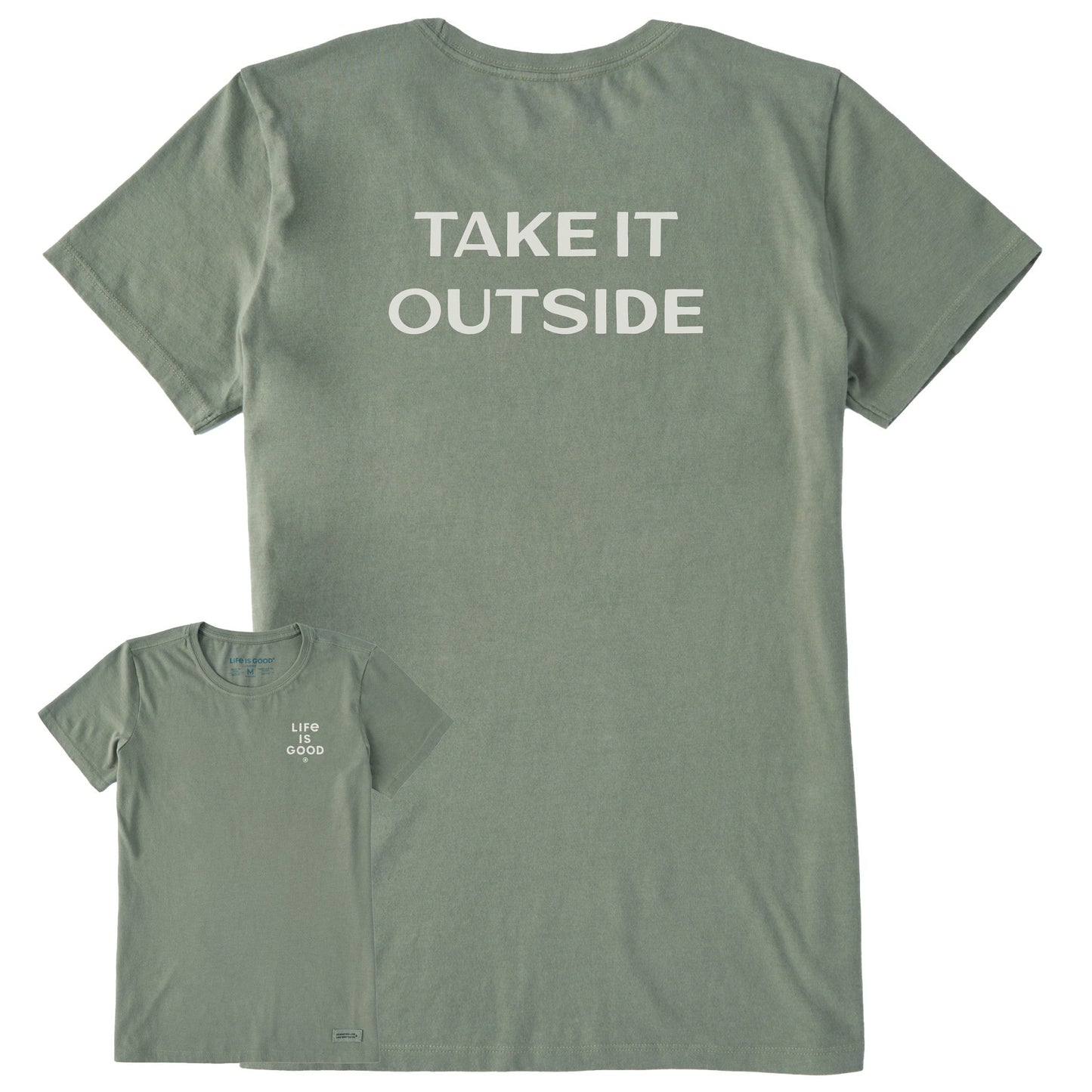 Women's Bert's Take it Outside Short Sleeve Crusher Tee