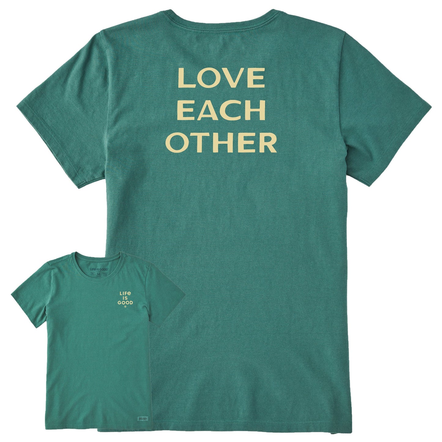 Women's Bert's Love Each Other Short Sleeve Crusher Tee