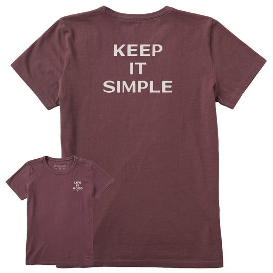 Women's Bert's Keep it Simple Short Sleeve Crusher Tee