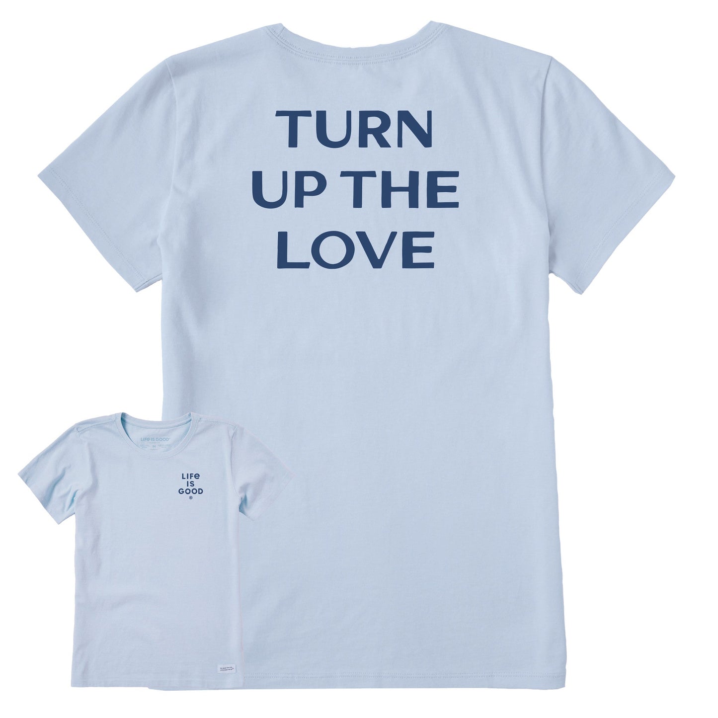 Women's Bert's Turn up the Love Short Sleeve Crusher Tee