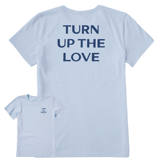 Women's Bert's Turn up the Love Short Sleeve Crusher Tee