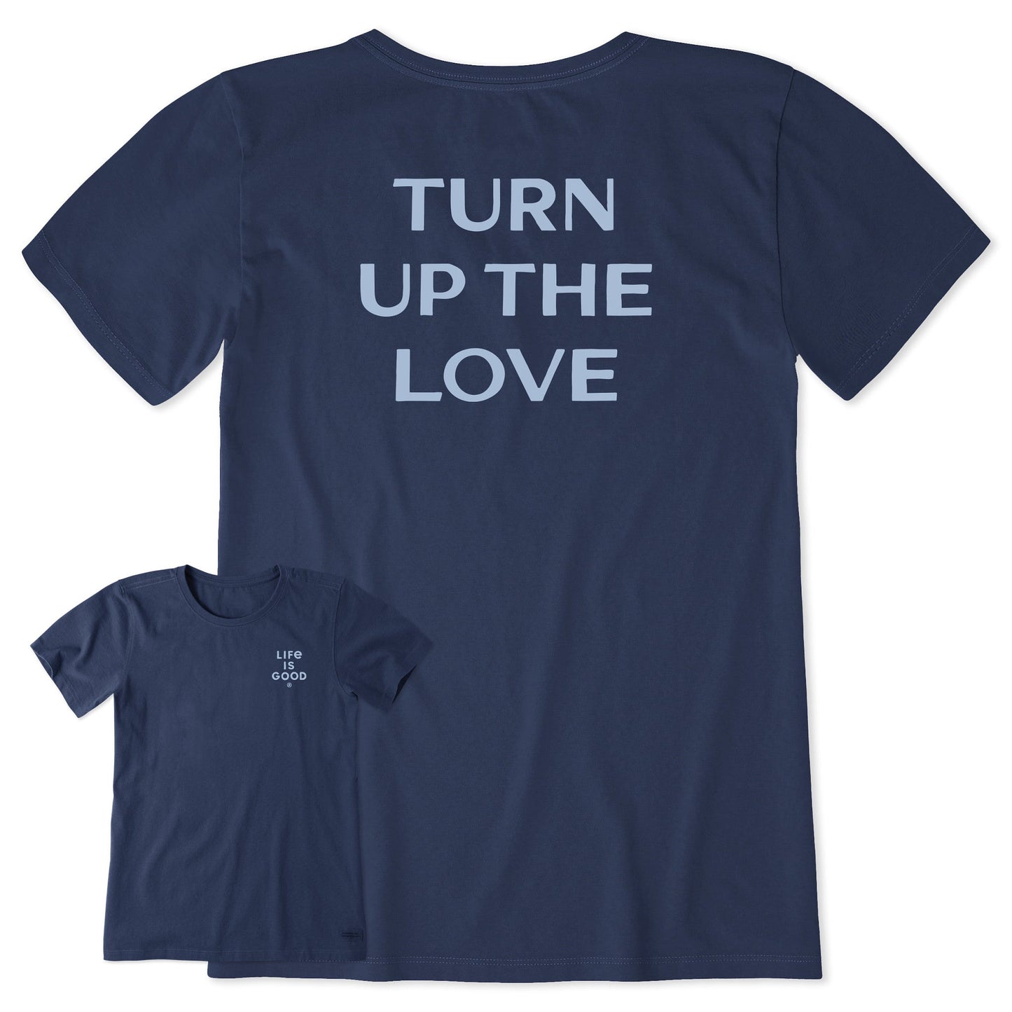 Women's Bert's Turn up the Love Short Sleeve Crusher Tee