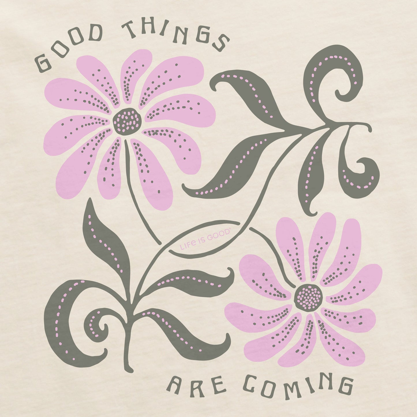 Women's Good Things are Coming Daisies Crusher Boxy Hoodie