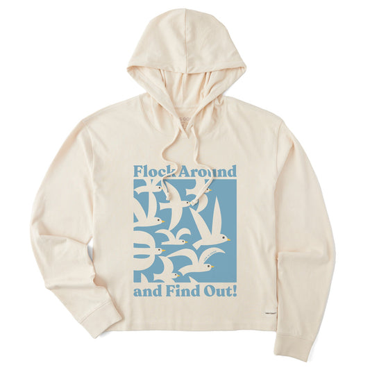 Women's Flock Around and Find Out Crusher Boxy Hoodie