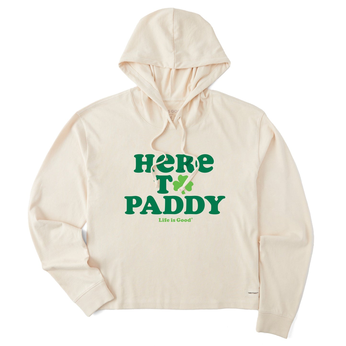 Women's Cooper Here to Paddy Clover Crusher Boxy Hoodie