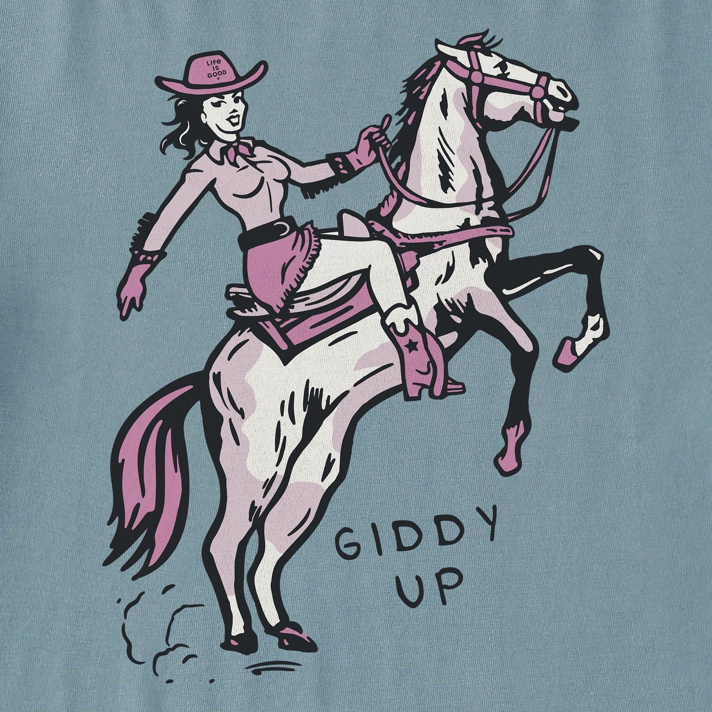 Women's Giddy Up Crusher Boxy Hoodie